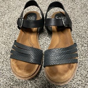 Sofft Black Sandals